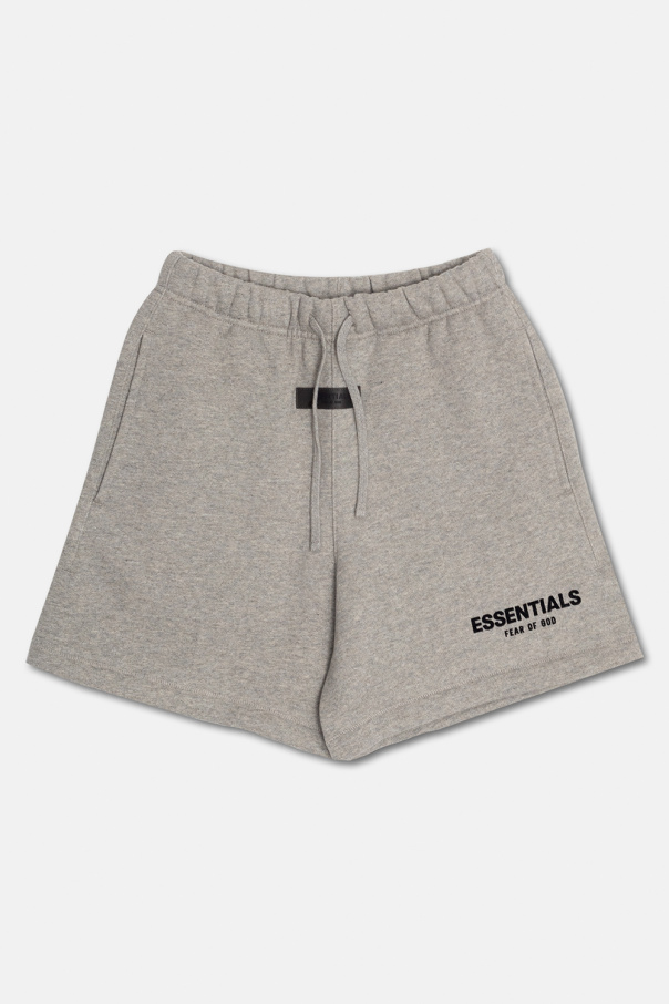 Grey Shorts with logo Fear Of God Essentials Kids